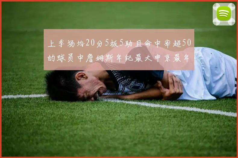 上季场均20分5板5助且命中率超50的球员中詹姆斯年纪最大申京最年轻