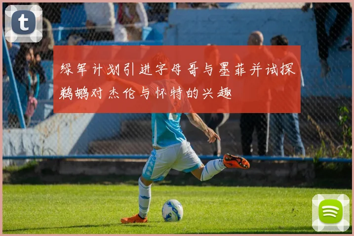 绿军计划引进字母哥与墨菲并试探鹈鹕对杰伦与怀特的兴趣